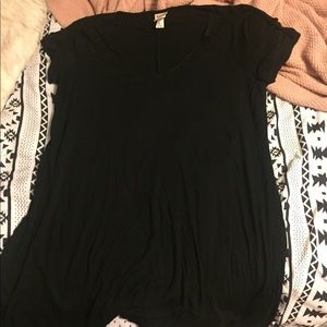 Black T-shirt dress